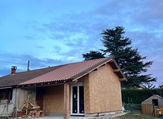 Création extension bois